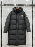 The North Face Unisex Long Hooded Puffer Coat | Black
