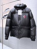 Moncler Stand-Collar Hooded Down Puffer Jacket – Black