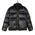 Prada Glossy Puffer Jacket with Oversized Pockets | Black