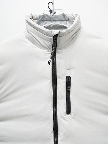 Canada Goose Lodge Stand-Collar Down Jacket – White