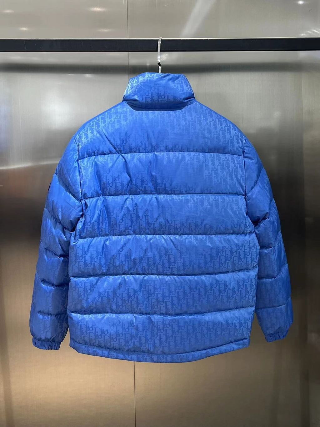 Dior Oblique Down Jacket – Royal Blue