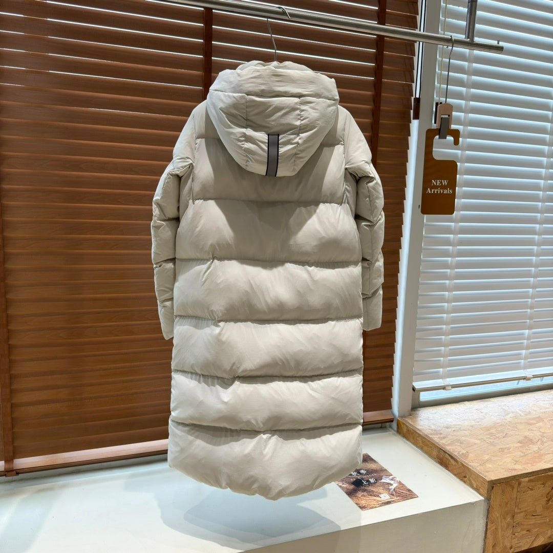 Canada Goose Women’s Long Down Parka – Cream