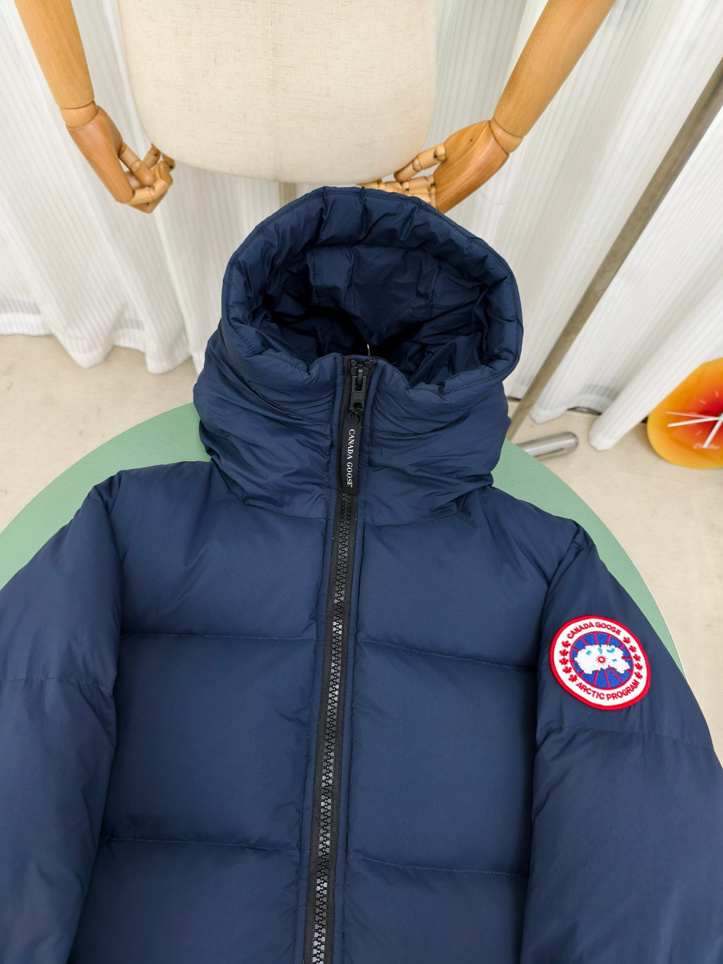 Canada Goose Lawrence Hooded Down Puffer Coat – Navy