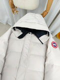 Canada Goose Wyndham Hooded Down Jacket – White