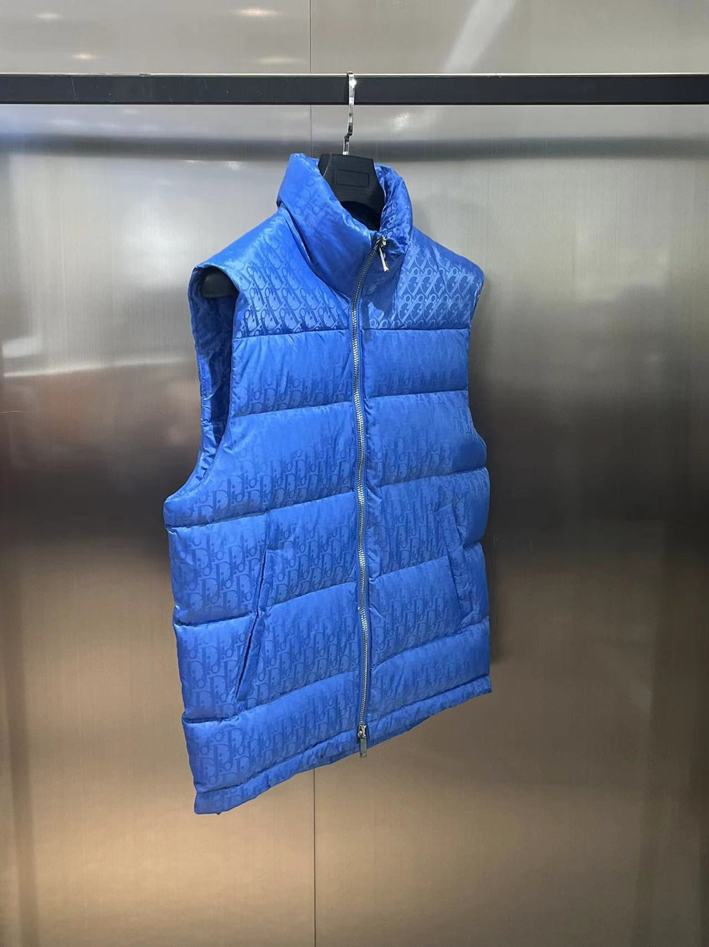 Dior Oblique Down Vest – Royal Blue