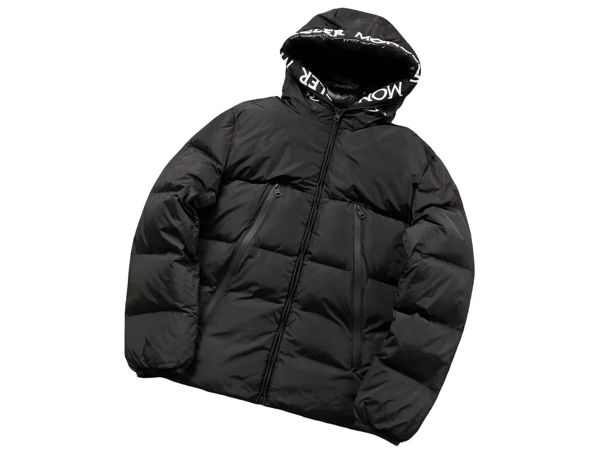 Moncler Maya Hooded Puffer Jacket – Black