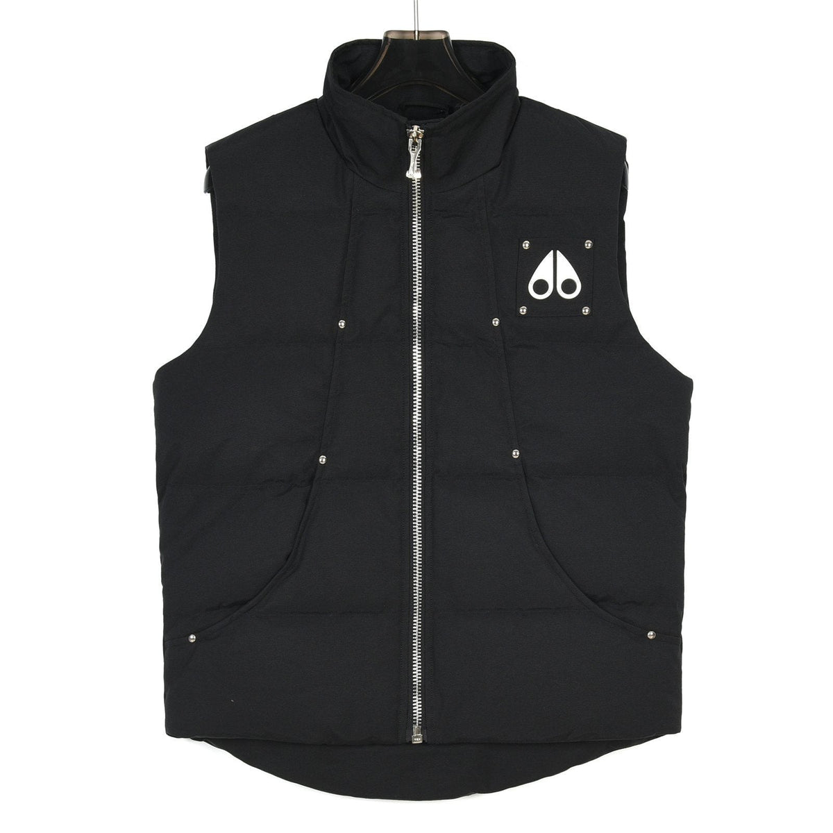 Moose Knuckles Quilted Down Vest – Black