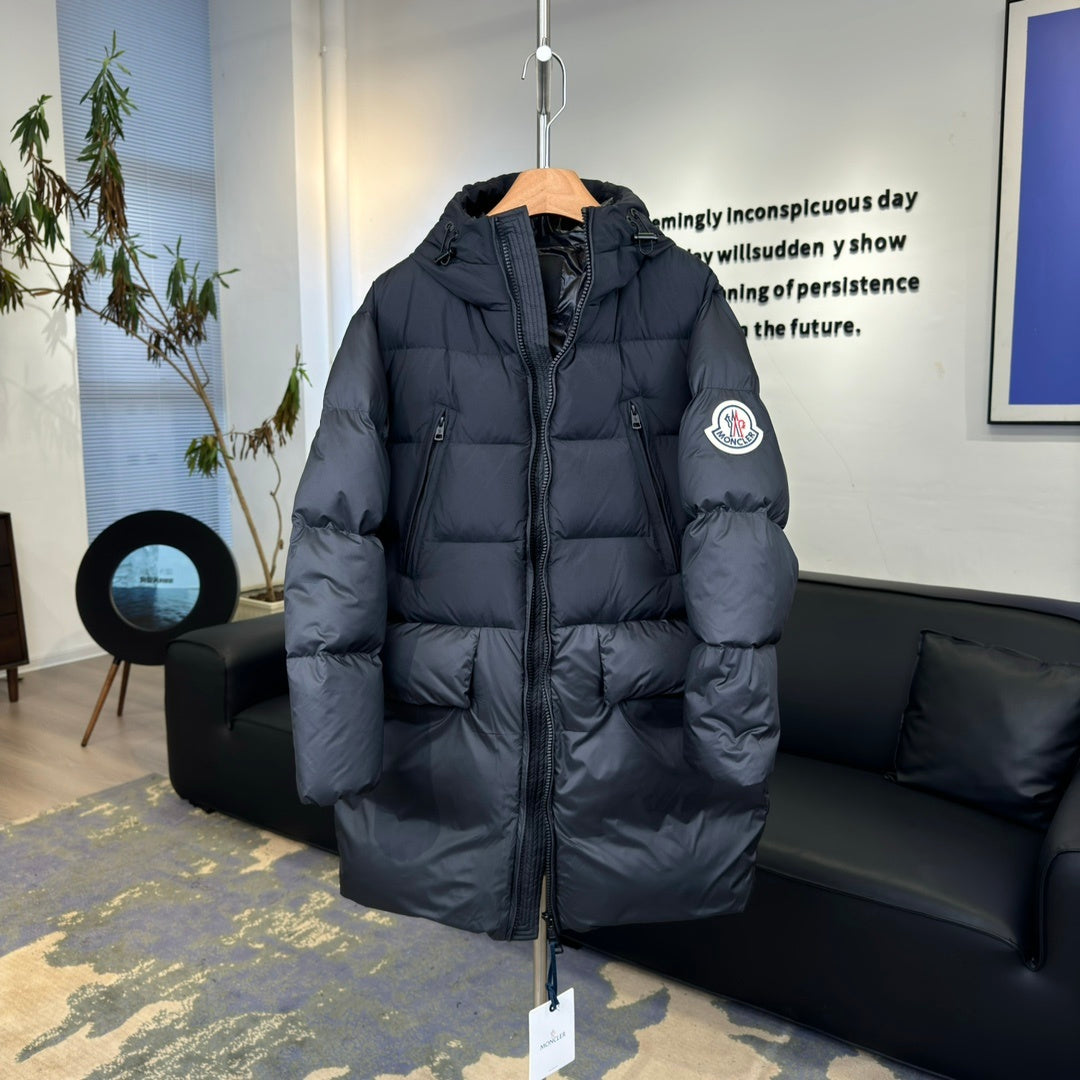 Moncler Bosona Long Down Jacket – Black