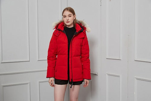 Canada Goose Down Parka – Red