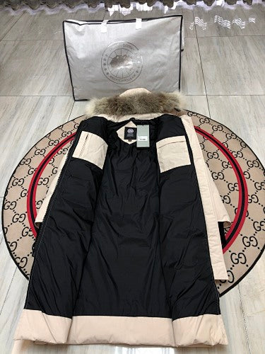 Canada Goose Women's Maxi Down Coat – Cream