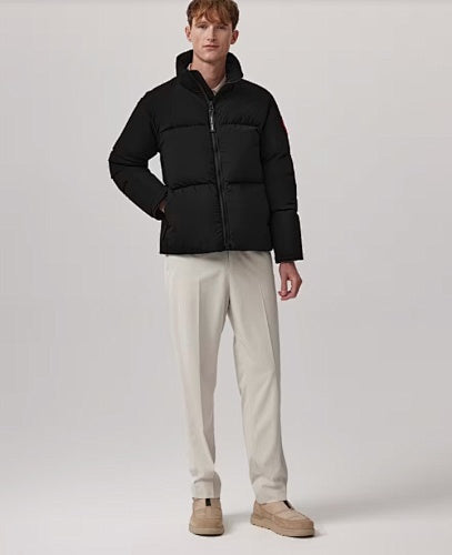 Canada Goose Down Jacket – Black Wool Exterior